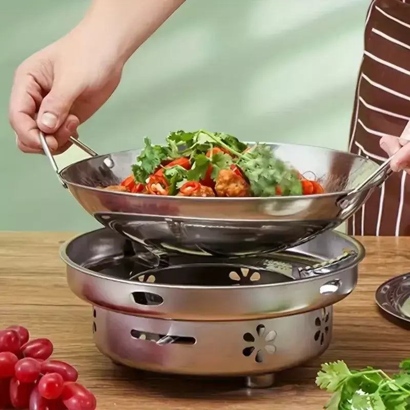 1pc 25cm/9.8 polegada de aço inoxidável pan favo de mel antiaderente com alça resistente a riscos cozinhar ovos panquecas arroz sopa macarrão