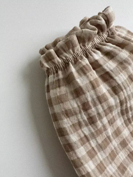 Calças de bebê de algodão orgânico recém-nascidos outono primavera verão inverno bonito impressão macia musselina roupas calças pantalons capris
