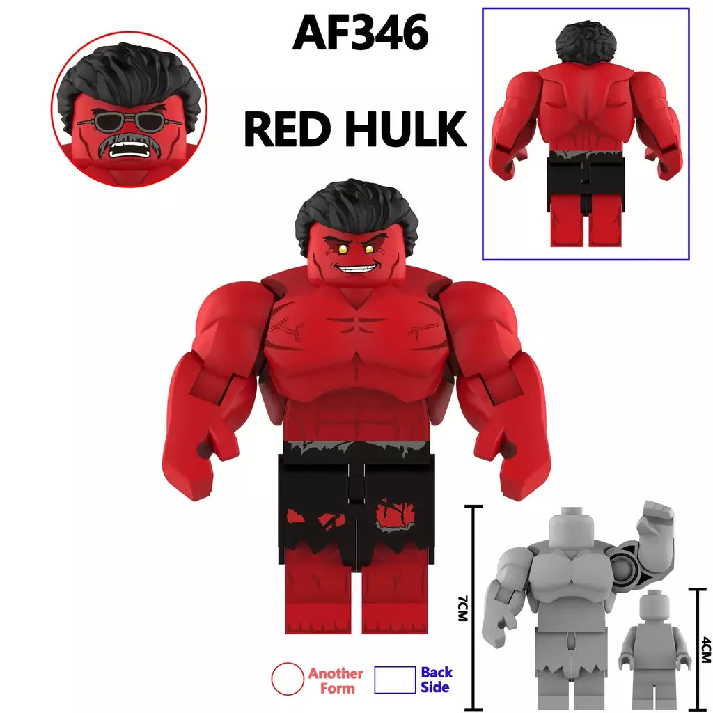 2025 novo filme de venda quente hulk herói personagem bloco de construção brinquedo clássico ação personagem bloco de construção brinquedo presente jogo de mesa
