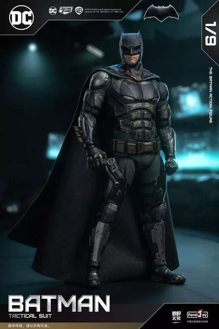 Novo original fondjoy bruce wayne batman figura tático batuit batman liga da justiça figuras detetive quadrinhos 1/9 pvc brinquedo do miúdo
