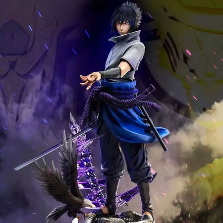 2025 novo anime shippuden estatueta naruto uzumaki uchiha sasuke pvc figura de ação estátua coleção modelo brinquedos anime figura