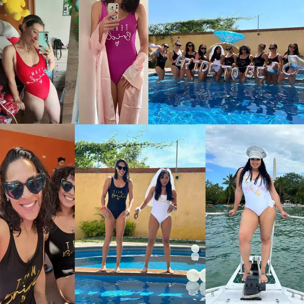 Fato de banho feminino com estampa dourada, squad, festa de solteira, moda praia verão, 1 pc, S a 3XL