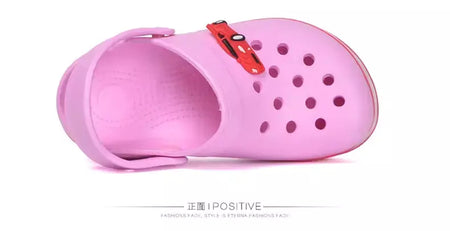 Verão crianças buraco sandálias led iluminado piscando sapatos de luz meninos meninas sandálias de praia crianças respirável moda tênis
