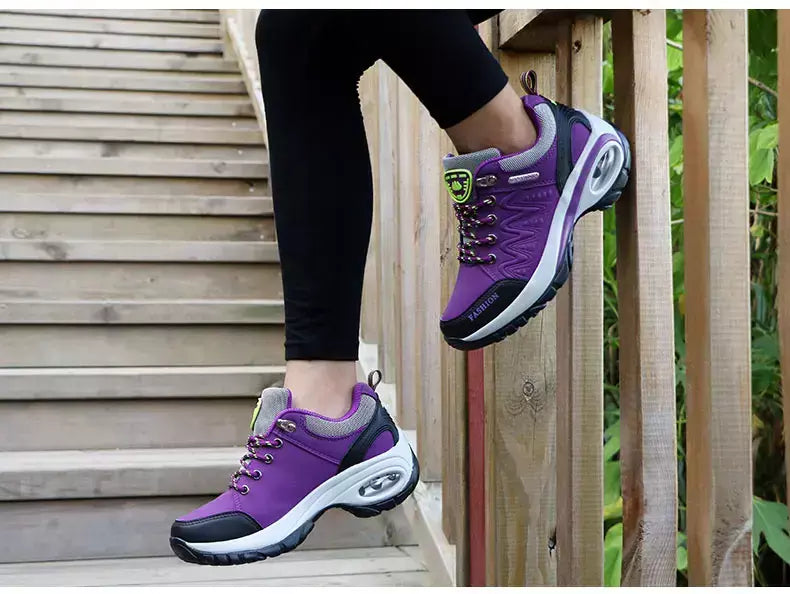 Mulheres sapatos esportivos plataforma tênis moda caminhadas ao ar livre antiderrapante sapatos casuais baixo superior tênis de corrida calçados femininos