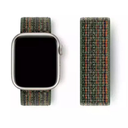 Pulseira Esportiva de Nylon para Apple Watch, Pulseira Nike, Pulseira Loop, iWatch 9, 8, 7, 6, 5, se2, Ultra 2, 45mm, 44mm, 41mm, 42 milímetros, 38 milímetros, 49 milímetros