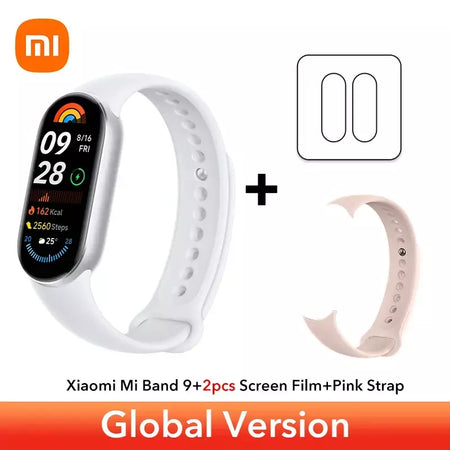 Versão global xiaomi banda inteligente 9 1.62 display amoled spo2 monitoramento 21 dias de vida útil da bateria mais de 150 modos esportivos smartband