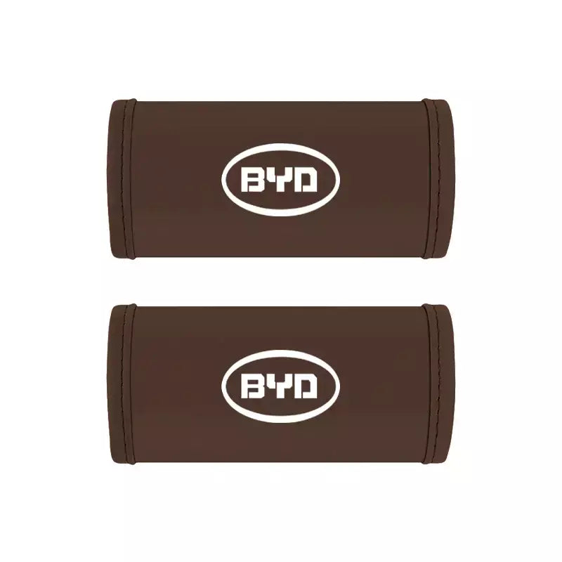 2 pçs carro anti deslizamento puxar luva interior do carro alça de couro protetor capa para byd tang s7 g3 m6 f3 atto 3 e6 qing yuan canção f3r
