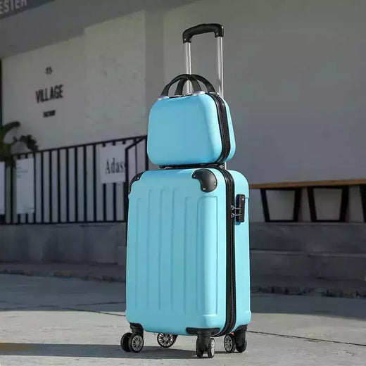 Conjunto de malas rolantes e bolsas de viagem com rodas giratórias 20 '' maleta de bagagem com carrinho de cabine grande capacidade