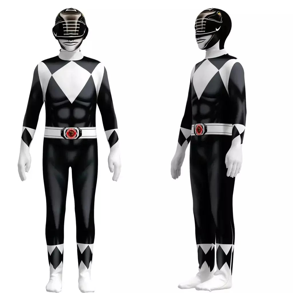Power samurai sentai shinkenger rangers traje adulto crianças super-herói cosplay festa de aniversário de halloween macacão zentai terno