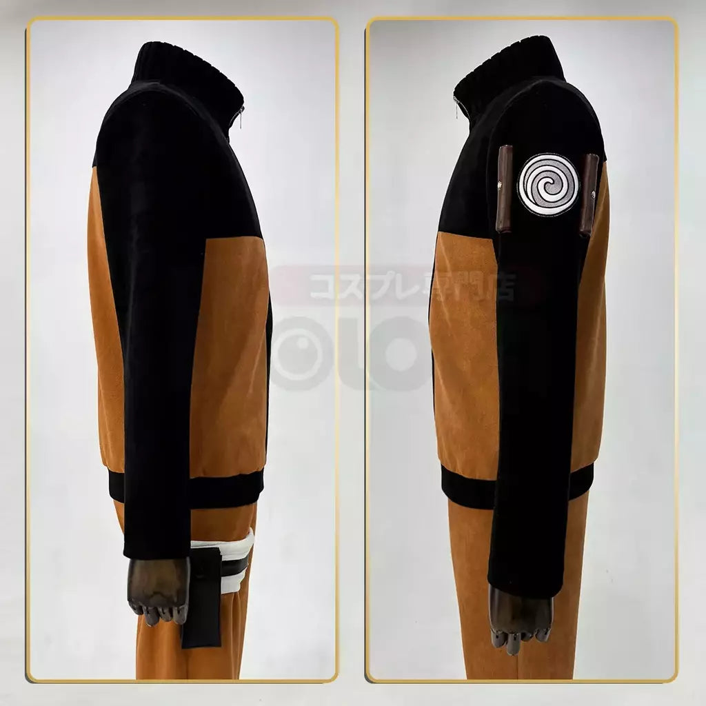 Holoun anime uzumaki cosplay traje adulto versão calças superiores cocar natal presente de ano novo cos convenção