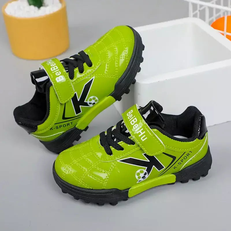 Chuteiras de futebol para crianças 2024 novas crianças chuteiras de futebol moda sapatos de futebol de solo firme