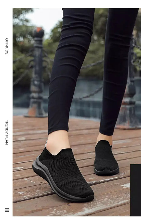 Sapatos masculinos tênis de malha respirável deslizamento em tênis de corrida ao ar livre antiderrapante casal jogging treinamento caminhadas sapatos esportivos