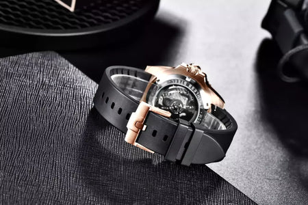 Pagani design esportes masculino relógio de pulso mecânico safira luxo relógio automático para homem aço inoxidável à prova dwaterproof água