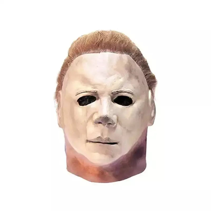 Máscara de látex masculina Michael Myers, rosto cheio, rímel, Rave Cosplay, filmes, brinquedos complicados, terror, fantasias extravagantes, máscara de terror