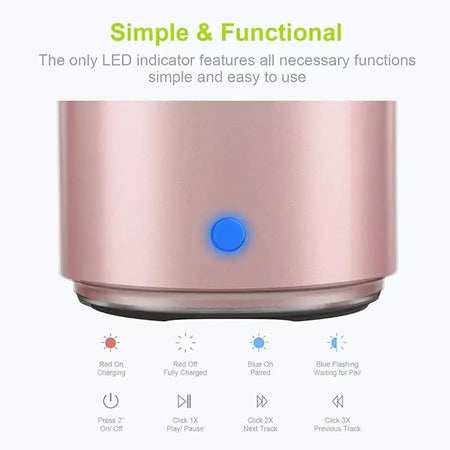 Lipusen A106Pro Alto-falante Bluetooth sem fio portátil, radiador passivo de som de graves aprimorado, alto-falante à prova d'água IPX7 com estojo de transporte