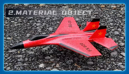 Avião de combate de controle remoto para crianças, RC Foam Aircraft, SU-35 Plane, 2.4G Radio Control Glider, brinquedos para meninos