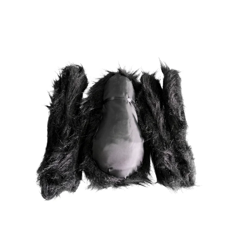 Halloween grande aranha de pelúcia horror decoração de halloween festa prop ao ar livre aranha gigante decoração 30-200cm câmara brincadeira aranha preta