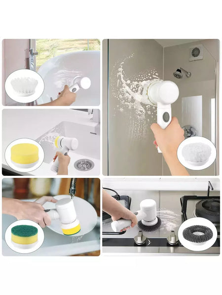 Xiaomi power purificador 5 cabeça de escova substituível elétrica rotação purificador escova limpeza do banheiro power purificador escova elétrica casa