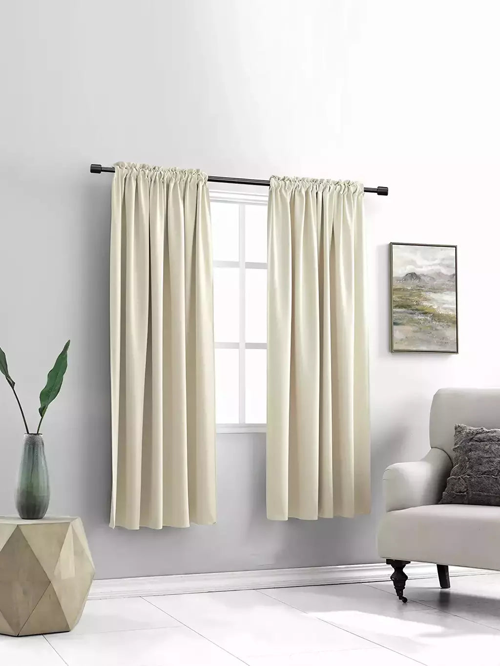 Cortinas blackout para sala e quarto, 100% Sombreamento