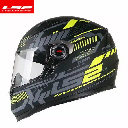 Ls2 rosto cheio capacete da motocicleta das mulheres dos homens capacete de motocross de alta resistência abs escudo 3c aprovado acessórios da motocicleta ff358