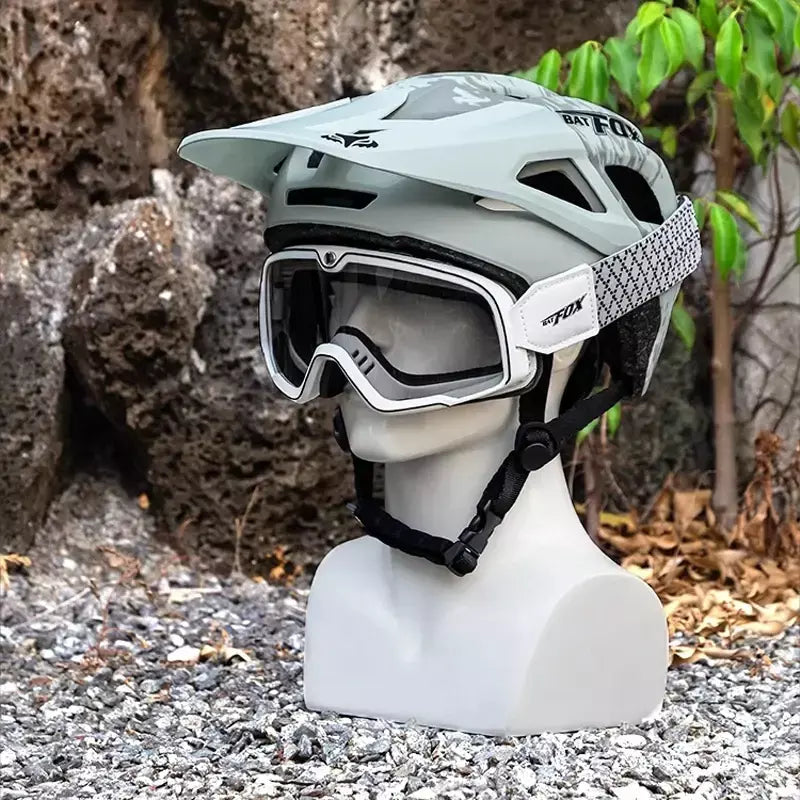 Batfox capacete de bicicleta mtb ajustável, leve, respirável, forro confortável, esportes ao ar livre, chapéu seguro para homens e mulheres, capacete de ciclismo