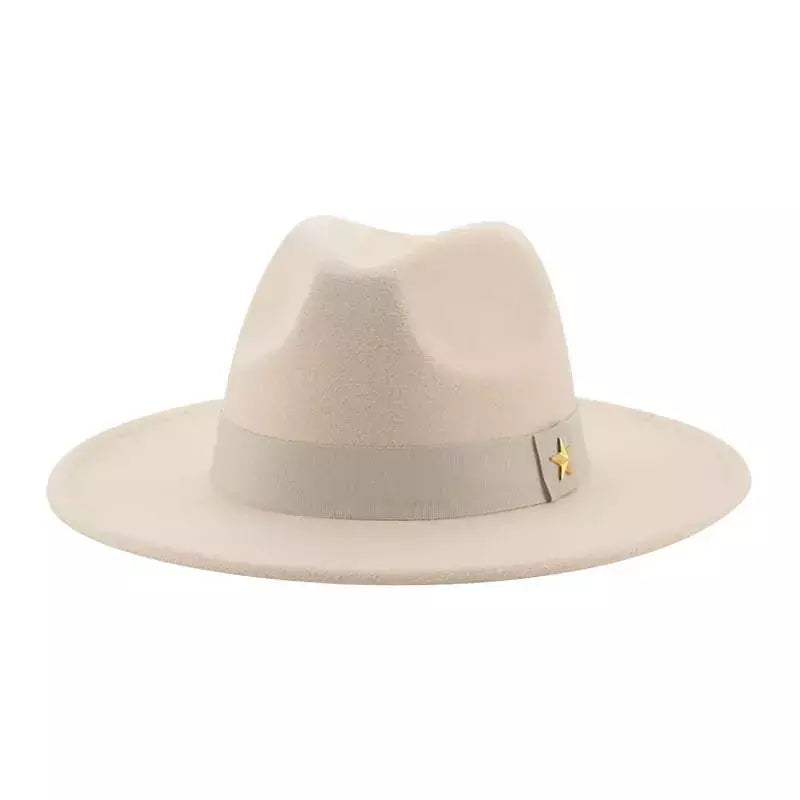 chapeu feminino chapeu chapeu masculino gorro Chapéu fedora mulheres fita banda homens chapéus de aba larga igreja casamento clássico bege branco chapéu do inverno das mulheres dos homens 2021 new gorras hombre