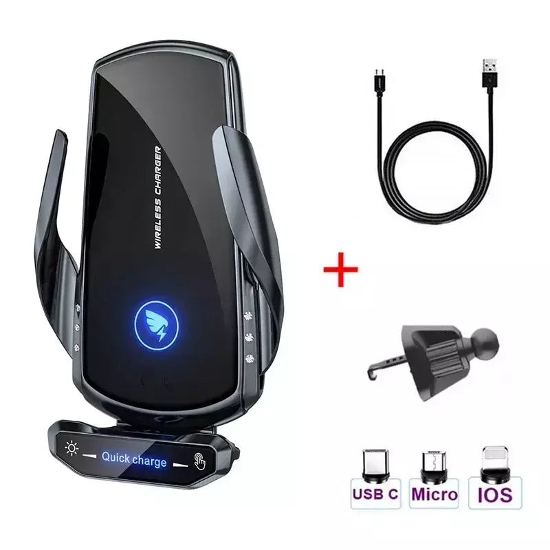100w carregador de carro sem fio magnético suporte do telefone do carro para iphone 11 12 13 14 15 pro xiaomi samsung carregamento rápido carregadores sem fio