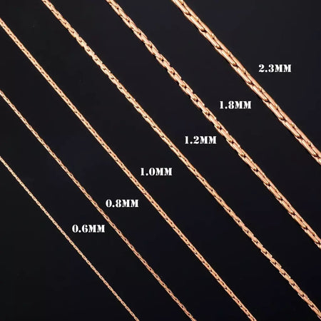 Colar de aço inoxidável cor ouro rosa multi estilos correntes de espessura acessórios de joias de metal no pescoço para mulheres senhoras