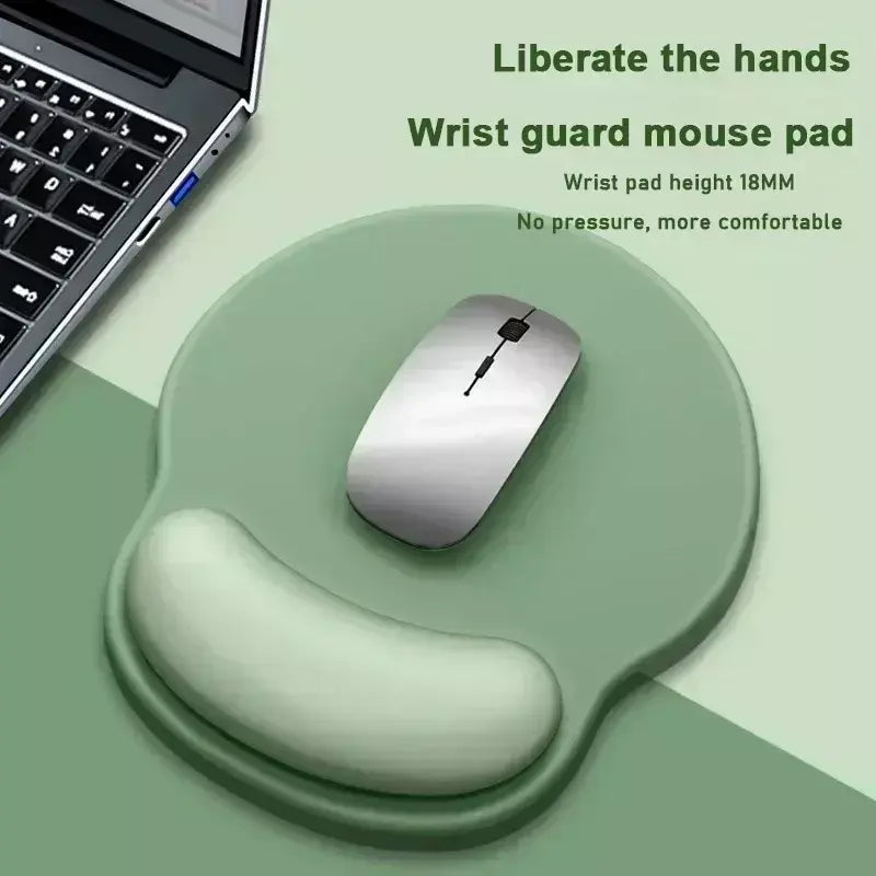 Gradiente mouse pad confortável suporte de pulso antiderrapante mouse pad macio mousepad suporte de pulso computador silicone mouse pad