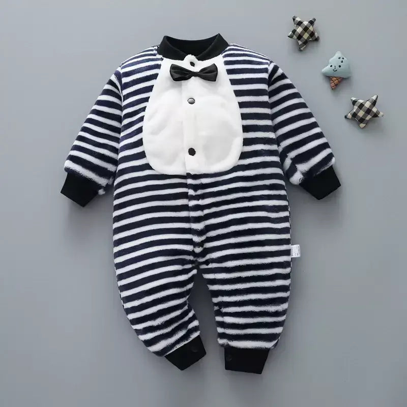 Bebê recém-nascido primavera inverno roupas jaqueta infantil para meninas macacão para meninos flanela macia bebe macacão roupas de bebê 0-18 meses
