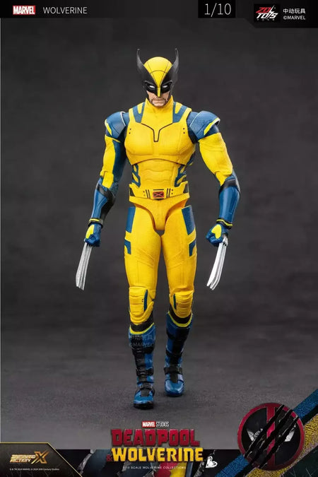 ZD Toys Deadpool & Wolverine Figuras de ação Deadpool Caixa Wolverine Coleção Figuras de ação para adultos Brinquedo infantil