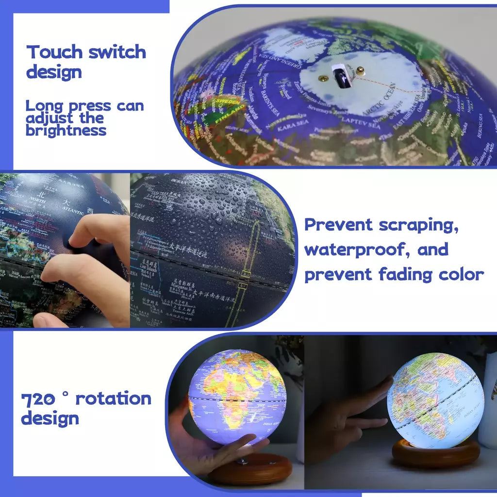 Globo Educacional Inteligente para Crianças, Brinquedo AR Interativo, Ideal para Aprendizagem Pré-Escolar, Presente de aniversário para meninos e meninas, Brinquedos STEM