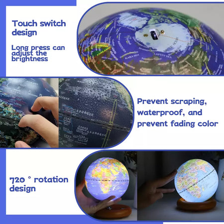Globo Educacional Inteligente para Crianças, Brinquedo AR Interativo, Ideal para Aprendizagem Pré-Escolar, Presente de aniversário para meninos e meninas, Brinquedos STEM