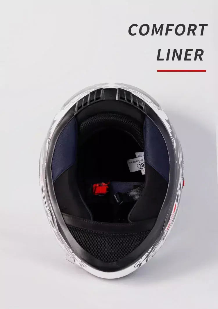 Ls2 rosto cheio capacete da motocicleta das mulheres dos homens capacete de motocross de alta resistência abs escudo 3c aprovado acessórios da motocicleta ff358