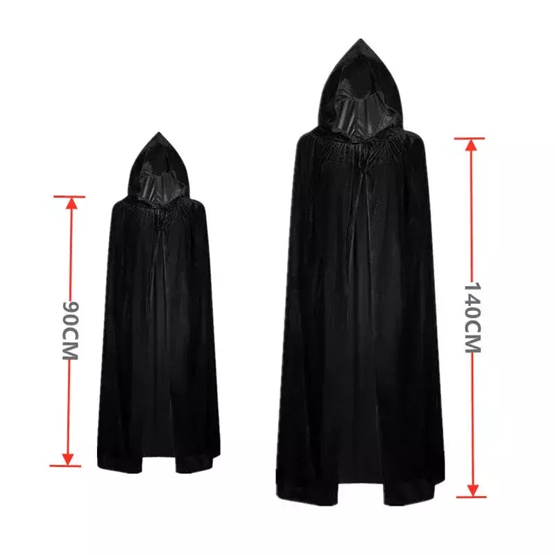 Fantasia assustadora de Halloween Grim Reaper para meninos fantasia infantil com olhos vermelhos brilhantes com luvas máscara
