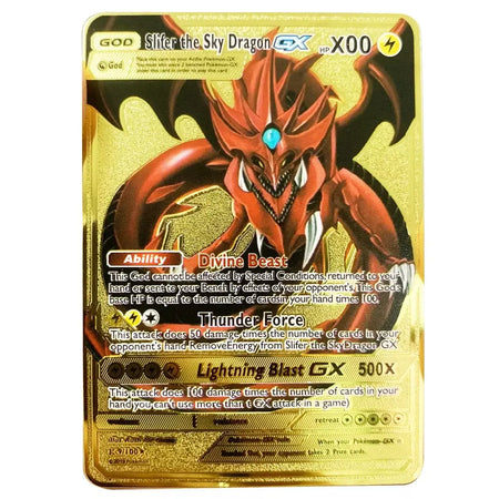 Pokemon English Metal Card Anime Pikachu Charizard Mewtwo Arceus Frog Flower Vmax GX Letters Game Collection Card Kids Toy Gifts