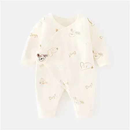 Algodão bebê recém-nascido menina menino macacão impressão infantil macacão casual roupas recém-nascidos para meninas meninos primavera outono roupas novo 0-6m