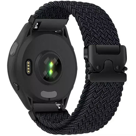 Pulseira de paraquedas de 20mm 22mm para garmin venu 4 3 2 sq band para forerunner 165/255/265/570 pulseira vivoactive 4 5 6 pulseira