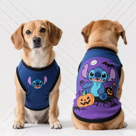 2025 halloween pet gato e cão trajes aterrorizantes padrões de ponto coletes para cães adereços exclusivos de halloween para animais de estimação bonitos