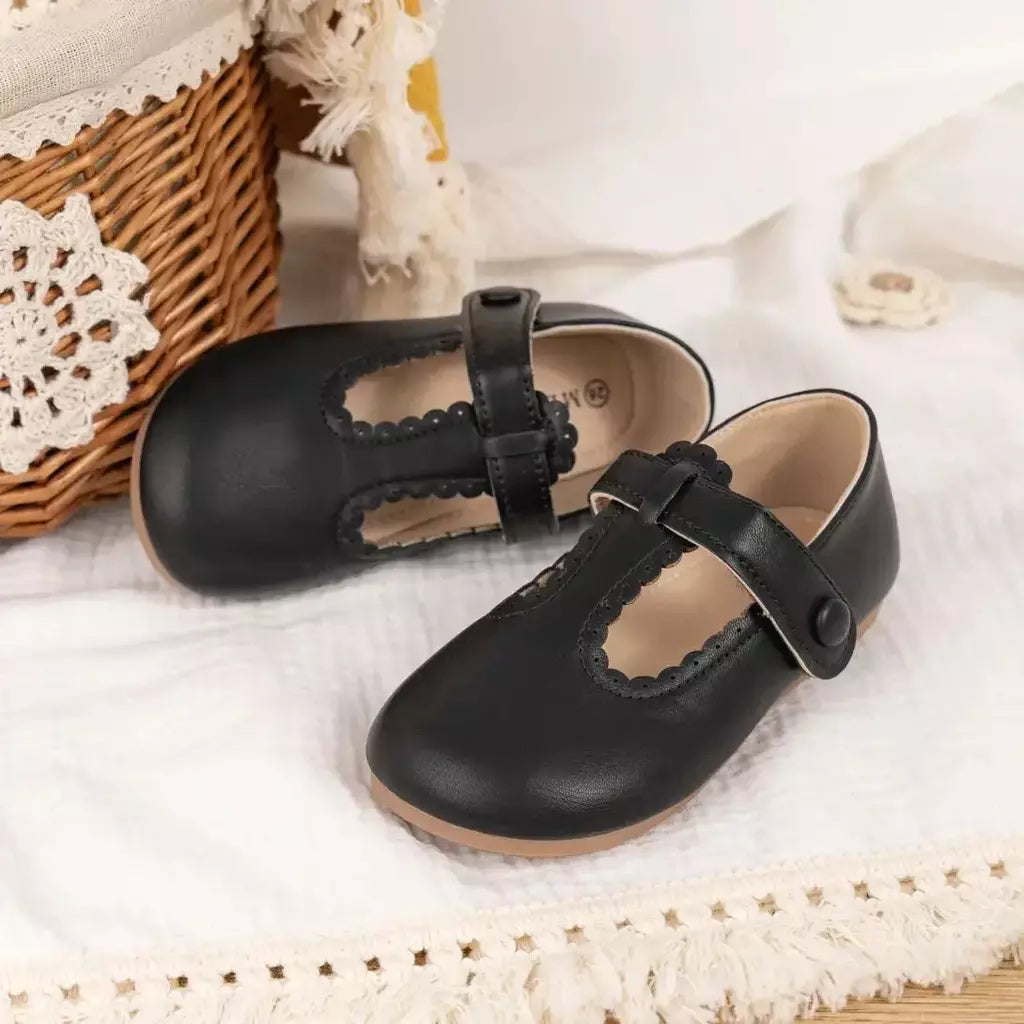 Kidsun criança menina mary jane vestido sapatos ballet apartamentos para crianças menina festa escola sapatos bowknot princesa sapatos