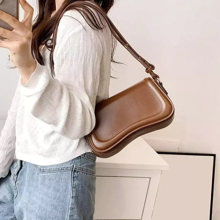 Bolsa de ombro portátil para mulheres, axila, sacolas de designer, bolsas e bolsas de luxo, bolsa axilas fashion