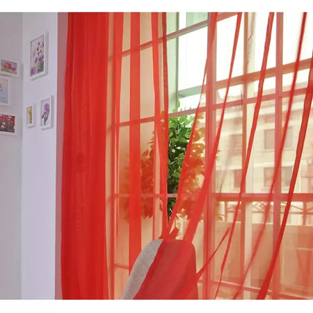 Romântico Quarto Gaze Cortina, Sala, Home Decor, Janela Sheer, Voile Cortinas, Janelas Tulle, Cortinas de porta