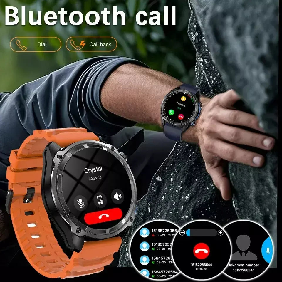 Xiaomi gps relógio inteligente com mapas offline 4gb de memória player vídeo militar esportes smartwatch masculino 30m natação à prova dwaterproof água amoled