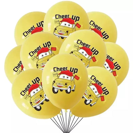 10/20 pçs carros 12 polegada balão de látex relâmpago mcqueen mater balões decorações kit para aniversário chá de fraldas festa suppli