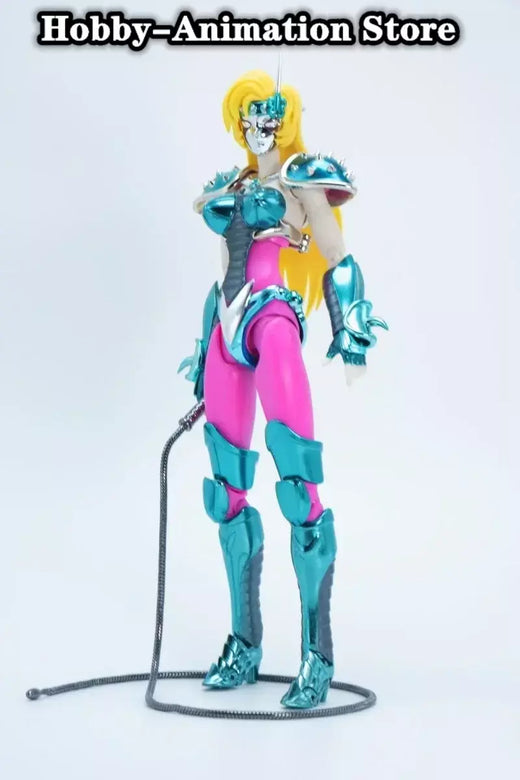 [Em estoque] GoodTony Saint Seiya Mito Pano EX Camaleão Junho June Figura de ação Cavaleiros do Zodíaco Prata