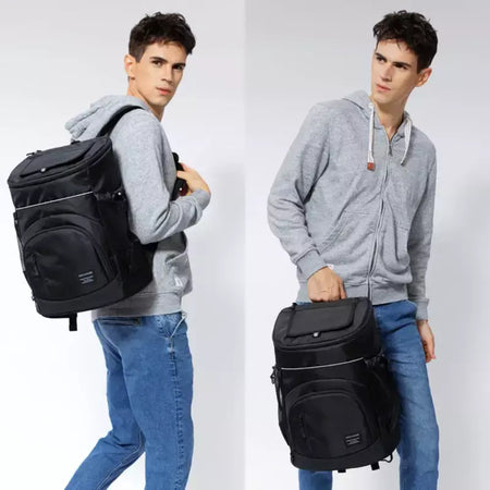 Mochila Refrigerador Isolado Macio, 30L, Saco Térmico, Refrigerador Térmico, Viagem, Exterior, Praia, Cerveja, Geladeira