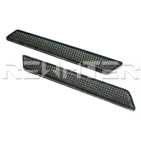 Motocicleta ABS Refletores Adesivos, Tampa de trava de saco de sela, Harley Touring Street, Electra Glide, Road King, FLT, FLHT, 14-23, 2pcs