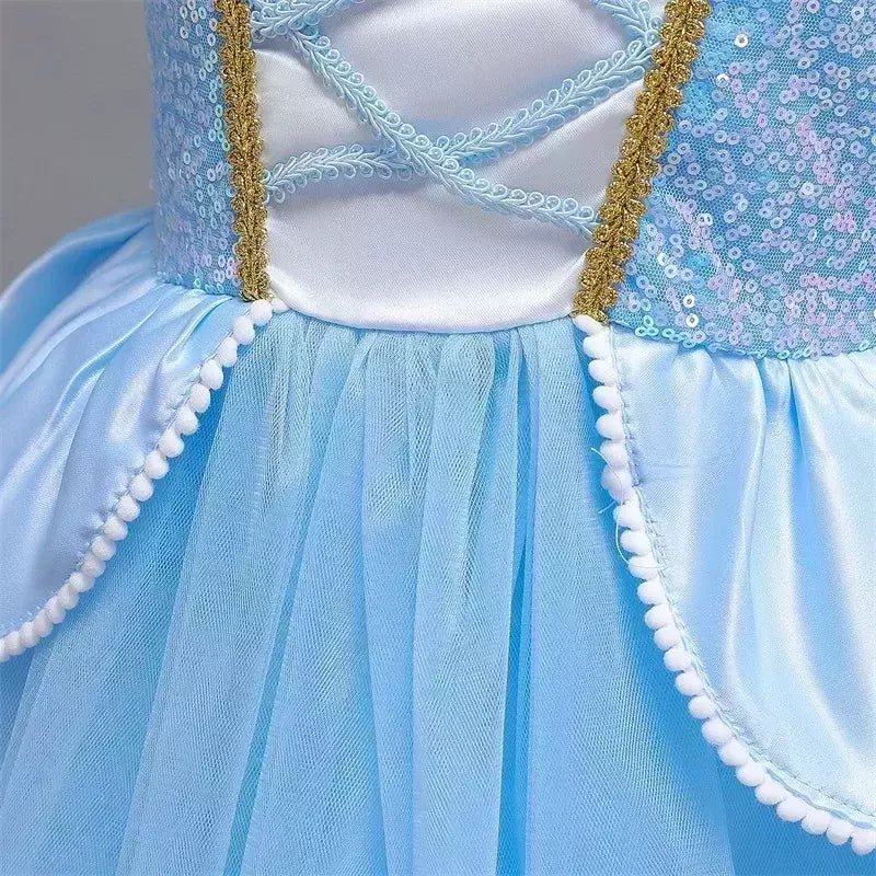Rapunzel vestido para meninas cinderela belle vestir-se fantasia crianças aniversário princesa traje crianças roupas de festa de halloween 3-10y