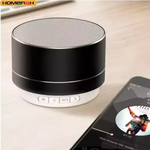 Alto-falante sem fio Bluetooth pequeno canhão de aço subwoofer portátil mini cartão de presente Bluetooth SpeakerColor