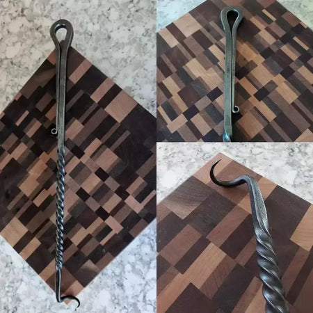 Novo aço inoxidável churrasco comida flipper grill acessórios cozinhar churrasco turners ganchos grelhar acampamento ao ar livre cozinhar churrasqueira
